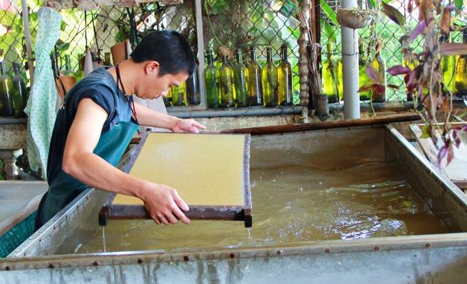 Hue artist creates special works from bamboo paper - 8