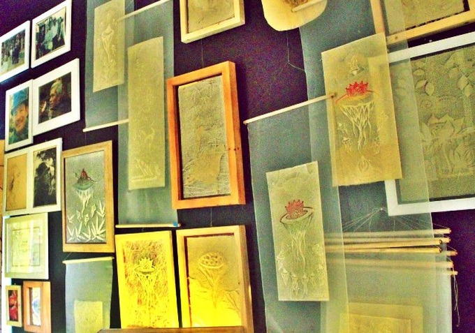 Hue artist creates special works from bamboo paper - 1