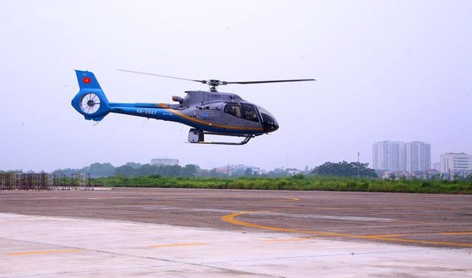 Hanoi gets helicopter taxi service - 1 Hanoi gets helicopter taxi service - 1