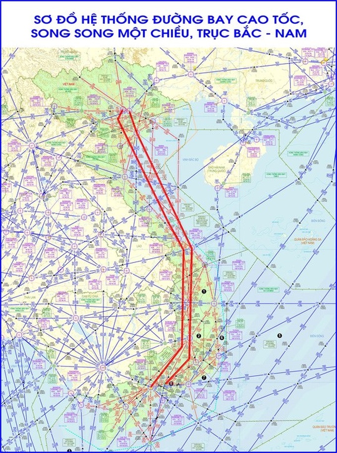 New flight path on Hanoi-HCM City route - 1