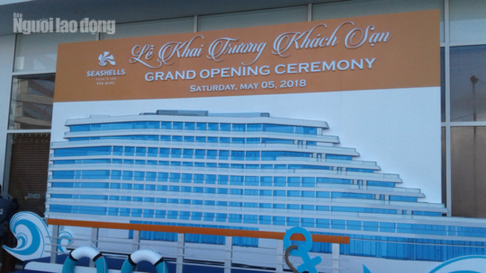 Phu Quoc hotel keeps illegal construction on opening day - 1 Phu Quoc hotel keeps illegal construction on opening day - 1