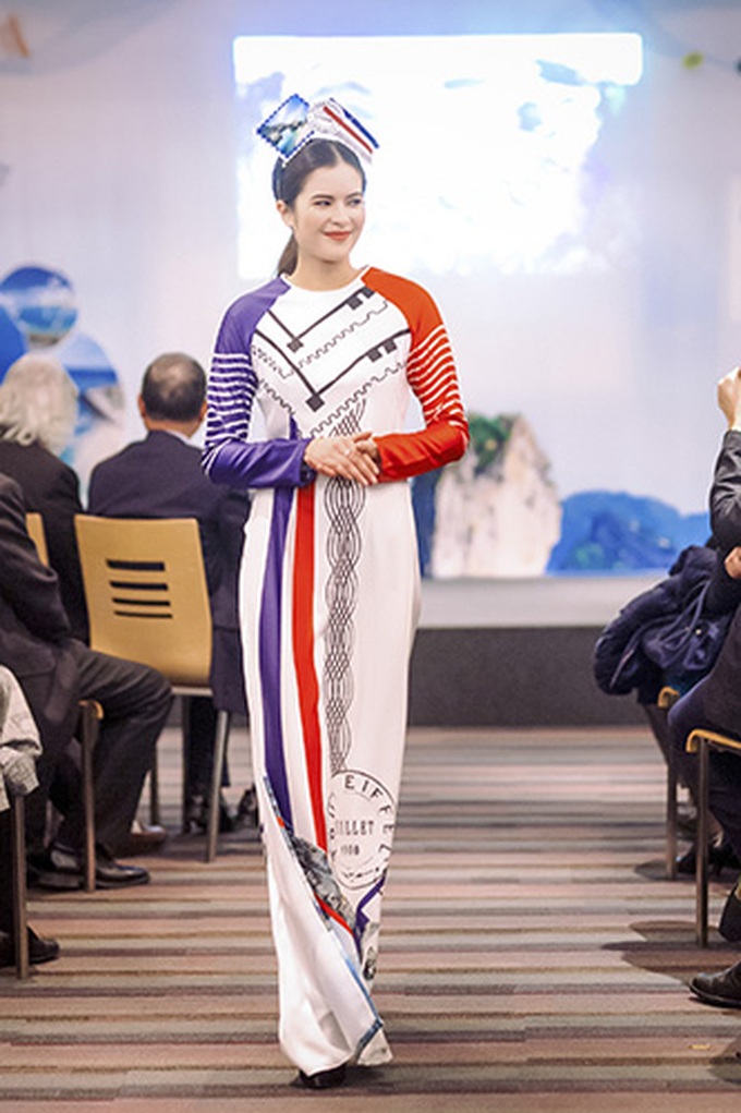 Ao dai fashion show on Vietnam’s sea and islands held in Paris - 7