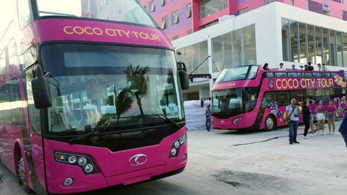 Open double-decker bus debuts in Da Nang - 1 Open double-decker bus debuts in Da Nang - 1