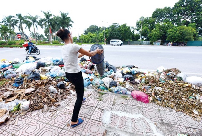 Hanoi authorities urged to deal with rubbish dumping problem - 1 Hanoi authorities urged to deal with rubbish dumping problem - 1