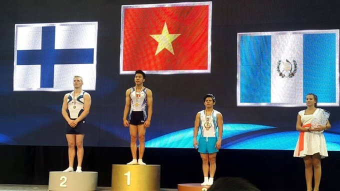 Vietnamese gymnasts crowned gold medallists at Szombathely World Cup - 1 Vietnamese gymnasts crowned gold medallists at Szombathely World Cup - 1