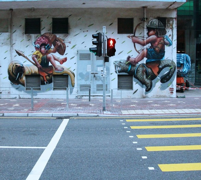 Street art makes a splash in Hong Kong - 2