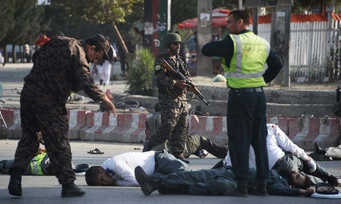 Suicide attack at Kabul airport leaves 14 dead, 60 wounded - 1