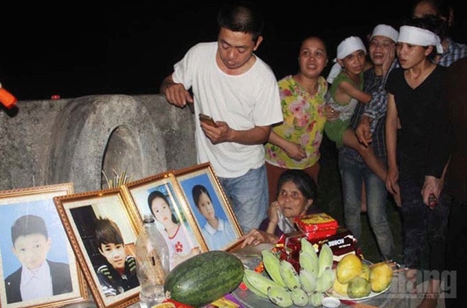 Five children drown in Bac Giang Province - 1 Five children drown in Bac Giang Province - 1