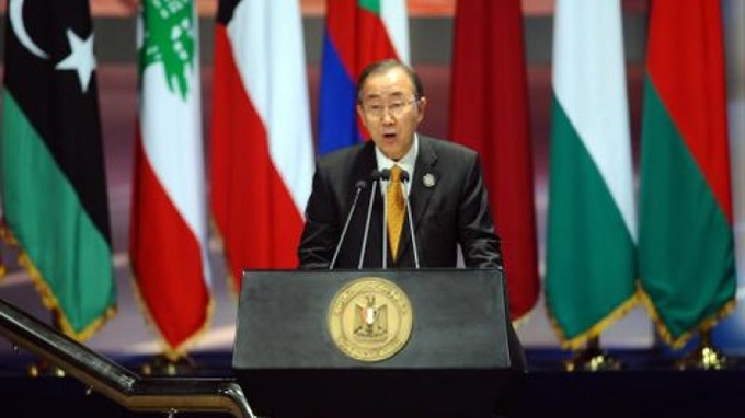 UN chief Ban Ki-moon arrives in Baghdad for talks - 1