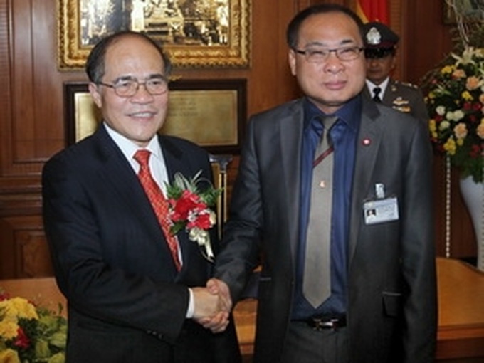 NA Chairman holds talks with Thai counterpart - 1