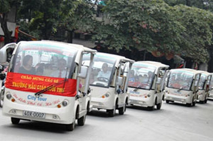 New routes for Hanoi electric car tours - 1 New routes for Hanoi electric car tours - 1