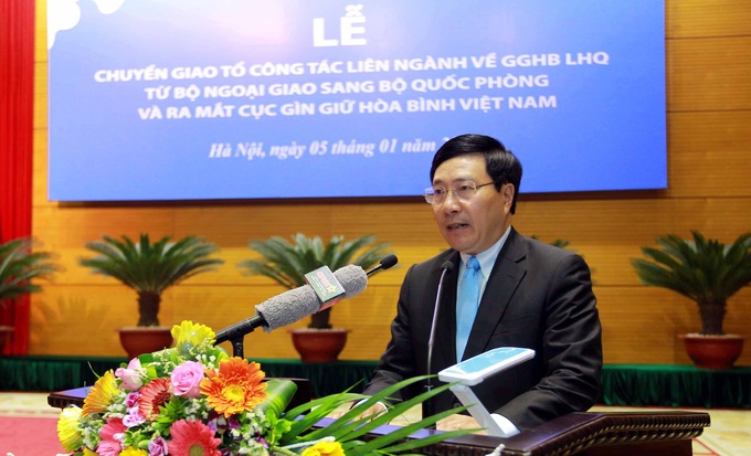 Vietnam Peacekeeping Department makes debut - 1