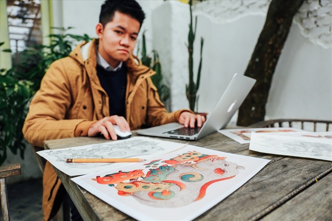 Young artist revives folk prints - 1