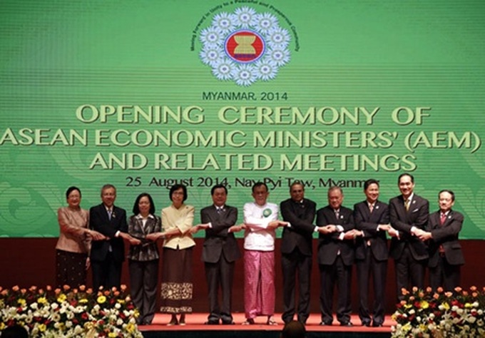 ASEAN ministers gather in Myanmar for economic talks - 1