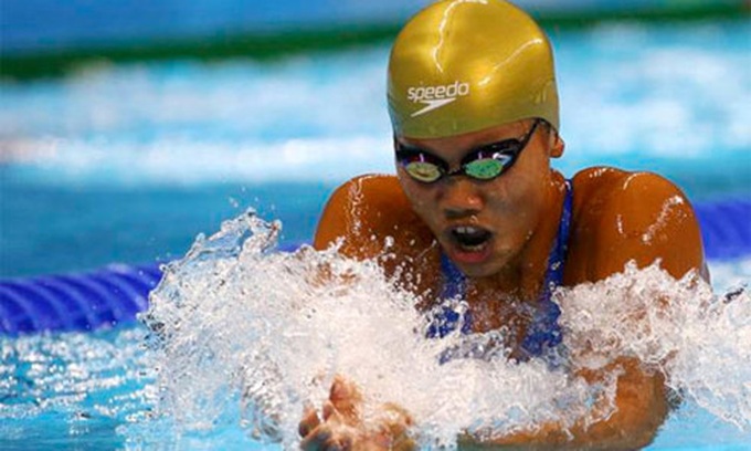 Anh Vien enters the final of 200m freestyle at Asian champ - 1 Anh Vien enters the final of 200m freestyle at Asian champ - 1