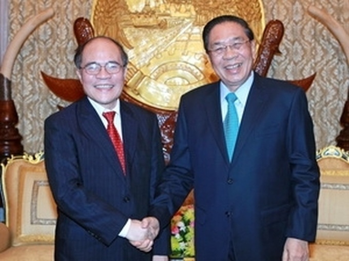 NA Chairman meets with Lao leaders - 1