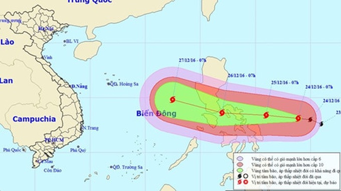 Nock-ten typhoon intensifies, spins towards East Sea - 1