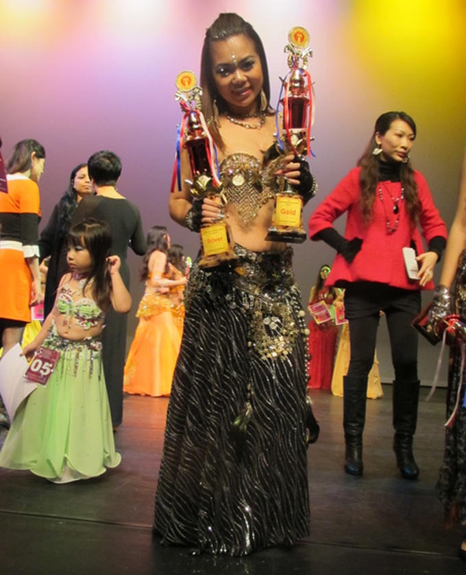 Vietnam triumphs at regional belly dance competition - 1 Vietnam triumphs at regional belly dance competition - 1