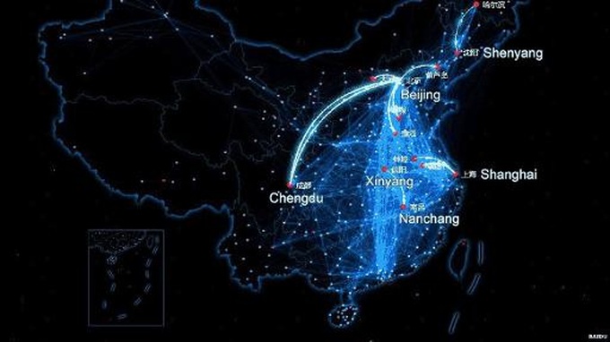 China's Baidu paints New Year travel map from mobiles - 1