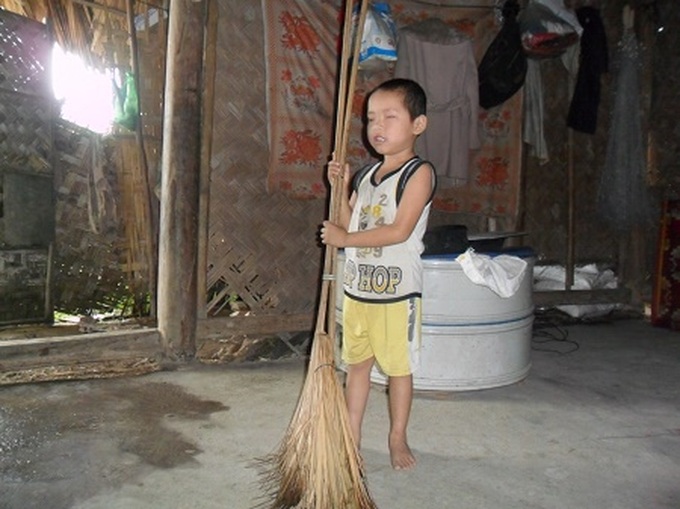 Young blind boy lives hard life near forest - 3