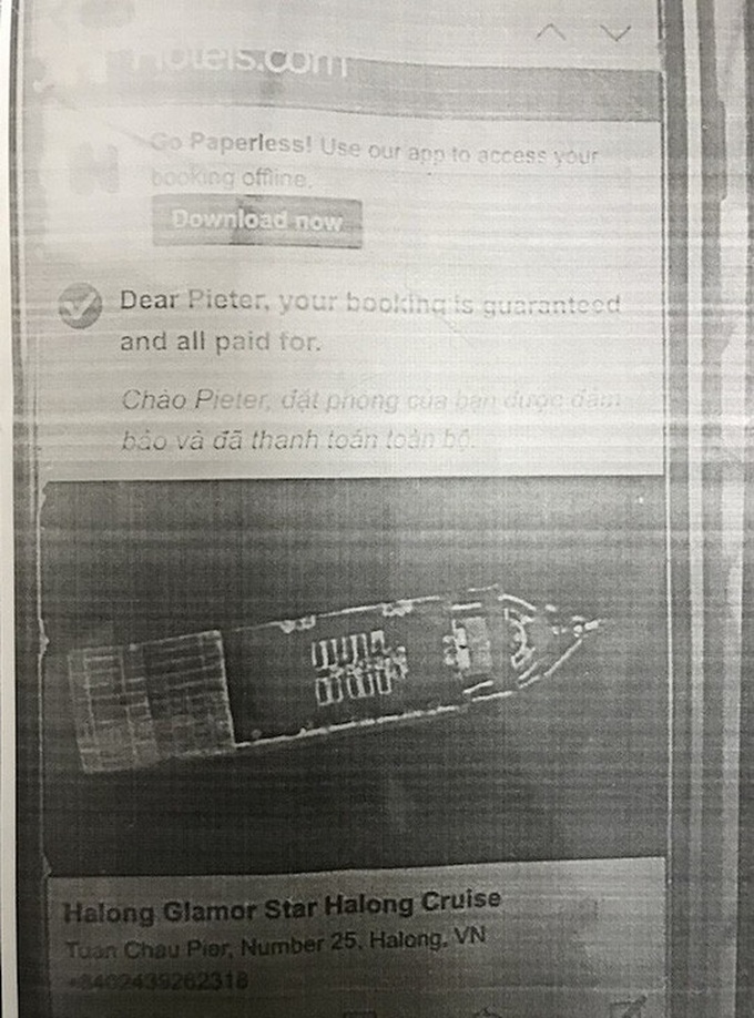 South African couple cheated on Ha Long Bay cruise trip booking - 2