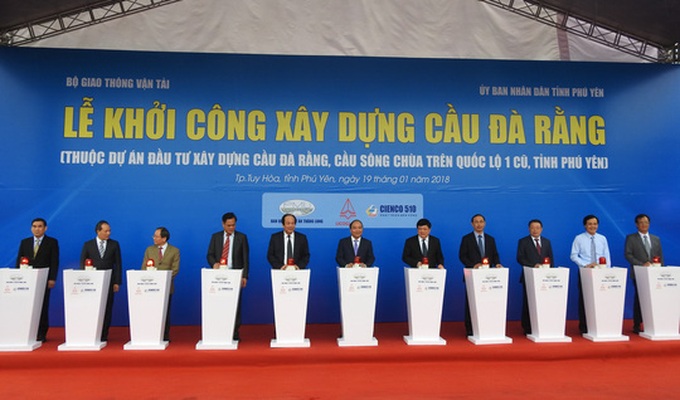 Construction begins on Da Rang and Song Chua bridges in Phu Yen - 1