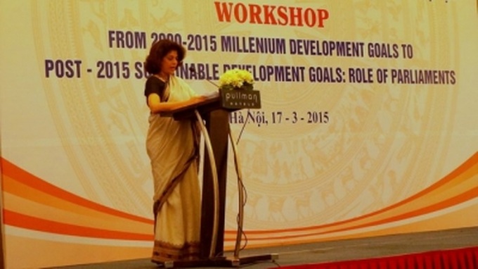 Workshop discusses role of parliament in delivering development goals ahead of IPU-132 - 1