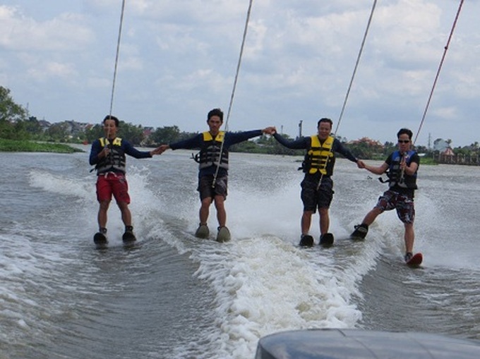 Water-skiing on Saigon River - 1