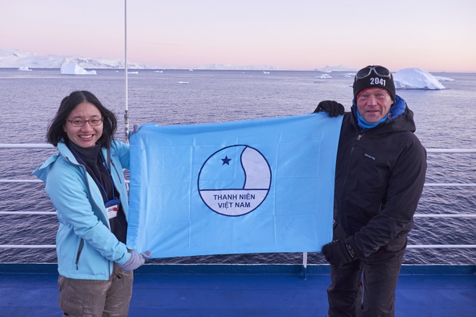 Vietnamese woman visits South Pole - 1 Vietnamese woman visits South Pole - 1