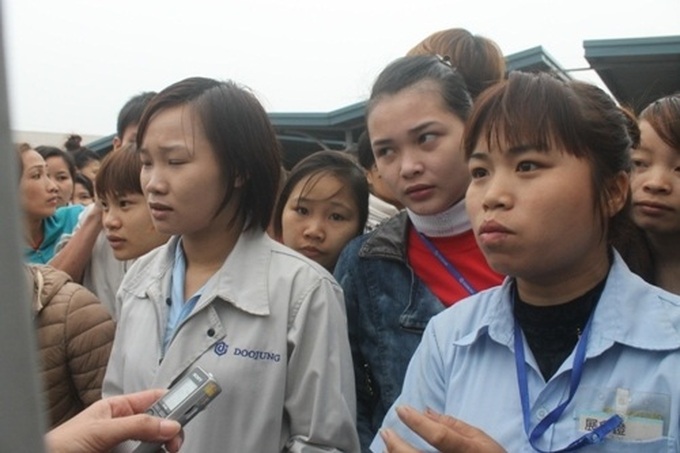 Workers strike against mistreatment in Hanoi industrial park - 2