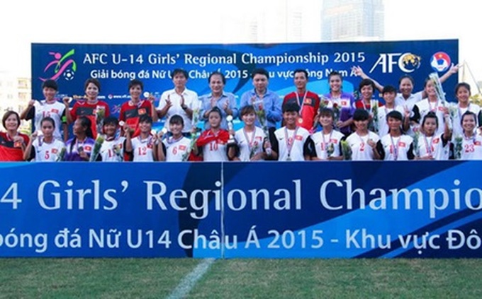 Vietnam win U14 girls’ regional football champs - 1