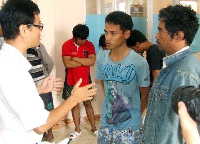 Vietnam's Marine Police arrested 11 foreign pirates - 1 Vietnam's Marine Police arrested 11 foreign pirates - 1