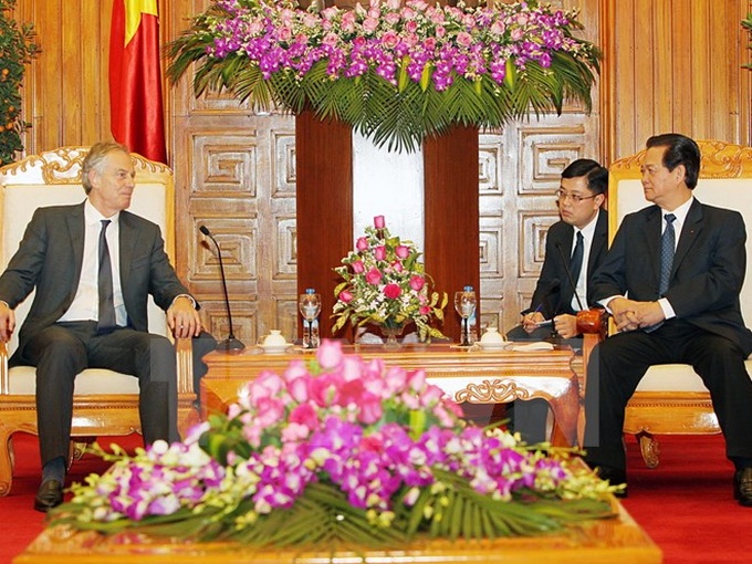 Former UK PM vows assistance to Vietnam - 1 Former UK PM vows assistance to Vietnam - 1