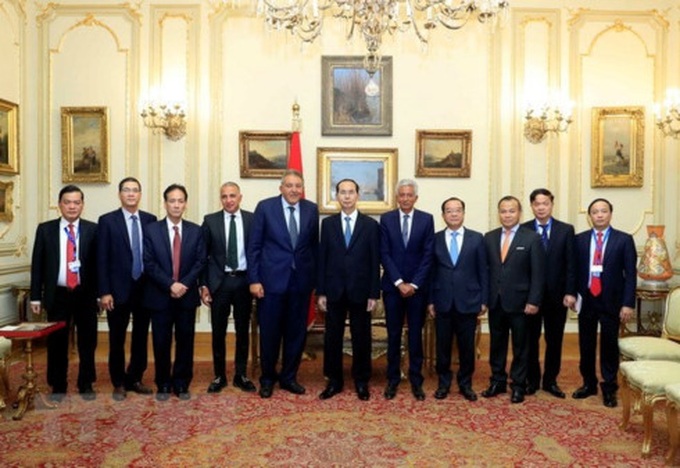 Vietnamese President meets FEDCOC leaders, concludes Egypt visit - 1