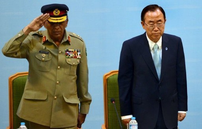 UN chief urges legal drone use in Pakistan visit - 1 UN chief urges legal drone use in Pakistan visit - 1