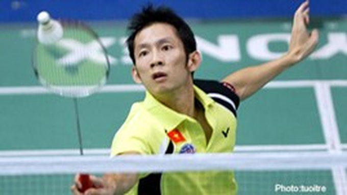 Tien Minh wins first badminton match in HK Open - 1 Tien Minh wins first badminton match in HK Open - 1