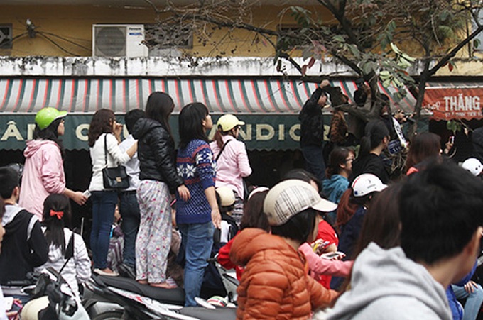 Fans of Korean stars cause chaos in Hanoi - 5