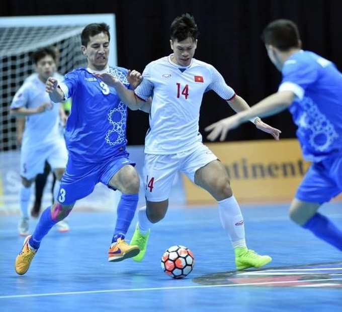 Vietnam loses to Uzbekistan 1-3 at Asian futsal event - 1 Vietnam loses to Uzbekistan 1-3 at Asian futsal event - 1