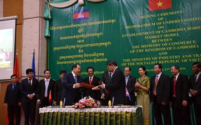 Vietnam, Cambodia to build model border market - 1 Vietnam, Cambodia to build model border market - 1