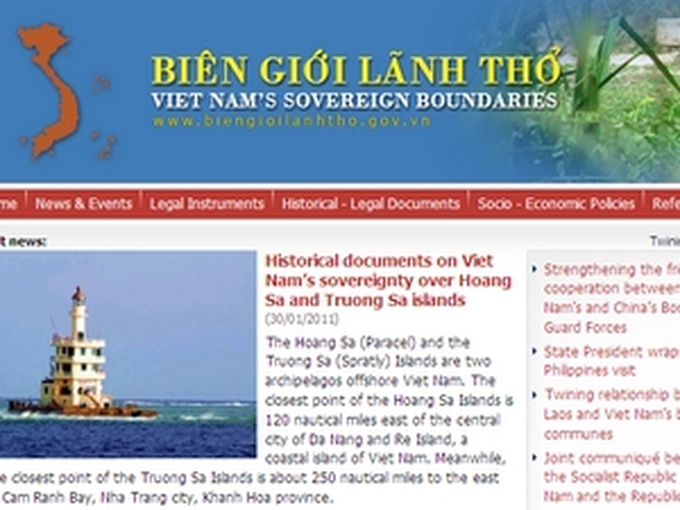 Website on sovereign boundaries launches English version - 1