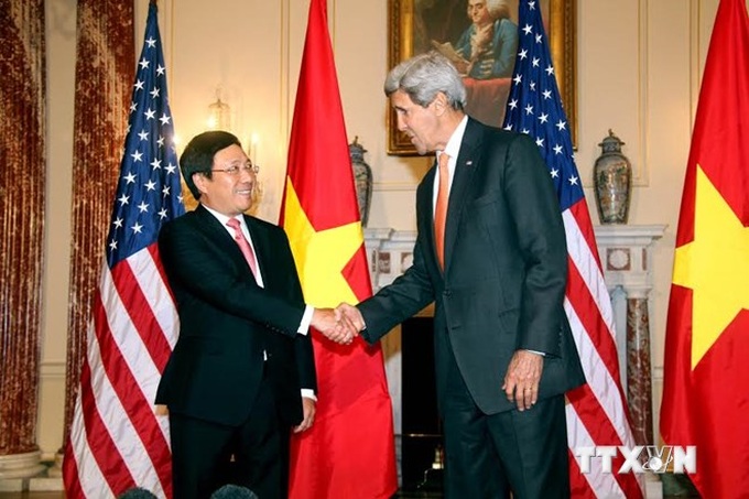 Deputy PM Pham Binh Minh pays official visit to US - 1