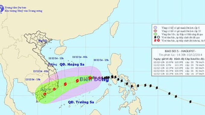 Typhoon Hagupit approaches southern central region - 1 Typhoon Hagupit approaches southern central region - 1