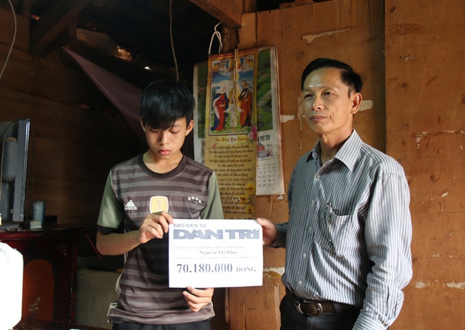 VND70m donated to terminally-ill mother - 1 VND70m donated to terminally-ill mother - 1