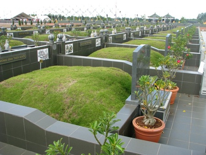 Fancy final resting places in the Mekong Delta - 1