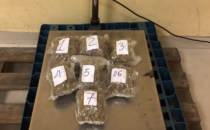 57 kilos of marijuana seized at Tan Son Nhat Airport - 1 57 kilos of marijuana seized at Tan Son Nhat Airport - 1