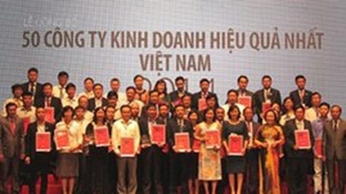 Top 50 businesses in Vietnam named - 1