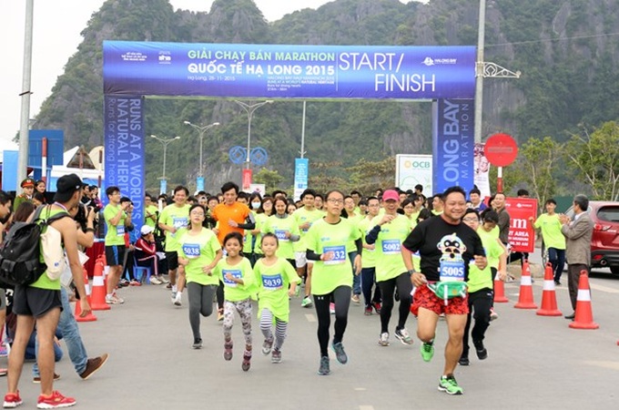 Over 800 athletes to race at Ha Long Bay Heritage Marathon - 1 Over 800 athletes to race at Ha Long Bay Heritage Marathon - 1