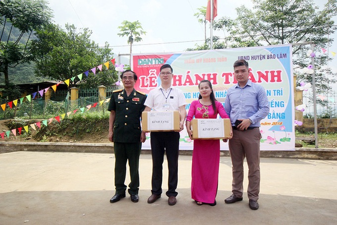Dantri opens new classrooms in Cao Bang Province - 3 Dantri opens new classrooms in Cao Bang Province - 3
