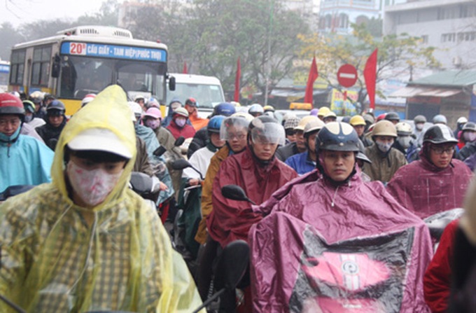 Traffic chaos resumes as Tet holidays wind down - 1