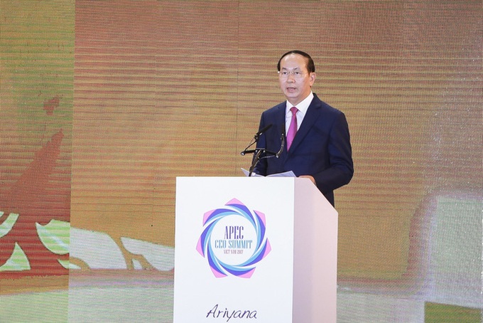 President Tran Dai Quang stresses important role of APEC at CEO Summit - 1